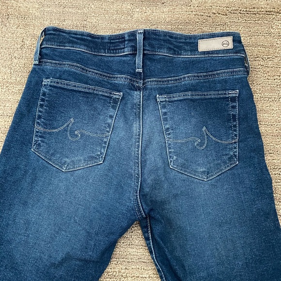 AG Farrah Skinny Ankle Jeans with Raw Hem - Picture 4 of 7